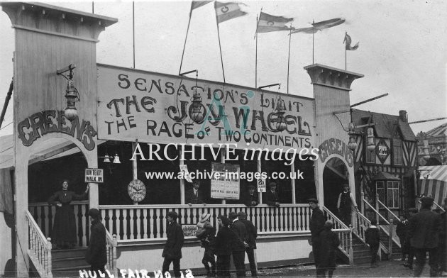 Hull Fair Fairground Joy Wheel MD