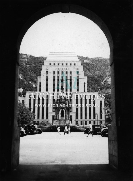 Hong Kong Shanghai Bank Building c1937 MD
