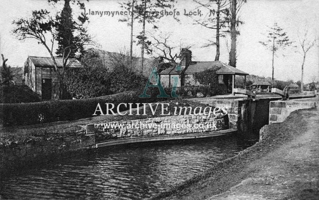 Montgomery Canal, Llanymynech, Caryeghofa Lock