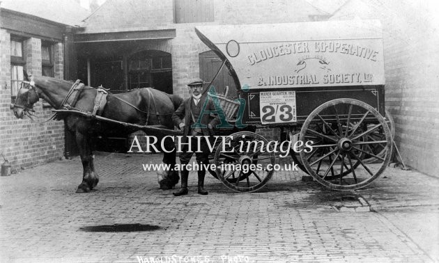 Gloucester Co-op & Industrial Society Cart c1910
