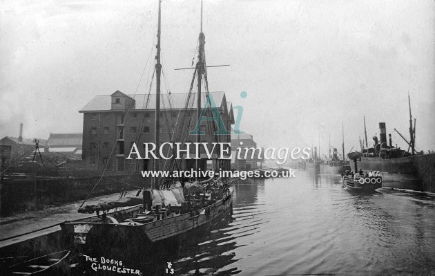 Gloucester Docks & Canal c1908