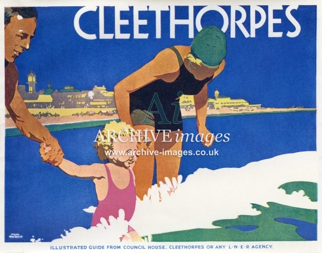Cleethorpes LNER Railway Poster Ad 1930s