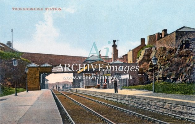 Thongsbridge Railway Station L&YR JR