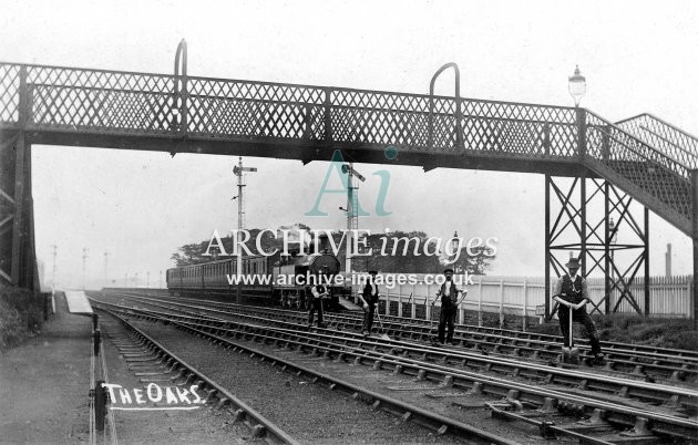 The Oaks Railway Station, nr Bolton L&YR JR