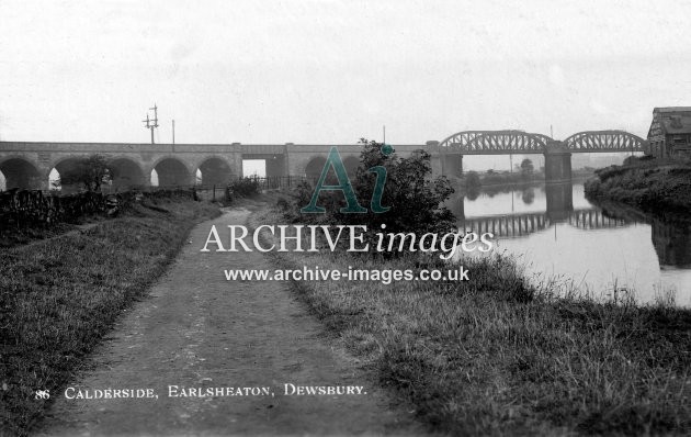 Calderside, Earlsheaton, Dewsbury, Bridge over Calder Nav A JR