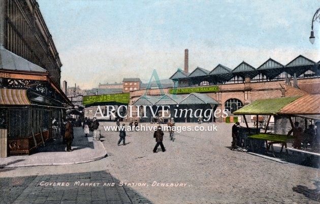 Dewsbury GNR Railway Station & covered market JR