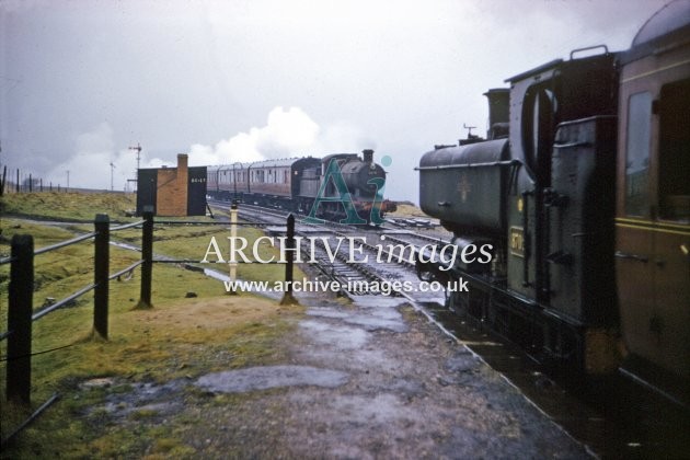 Torpantau Railway Station, Trains Crossing, 1962