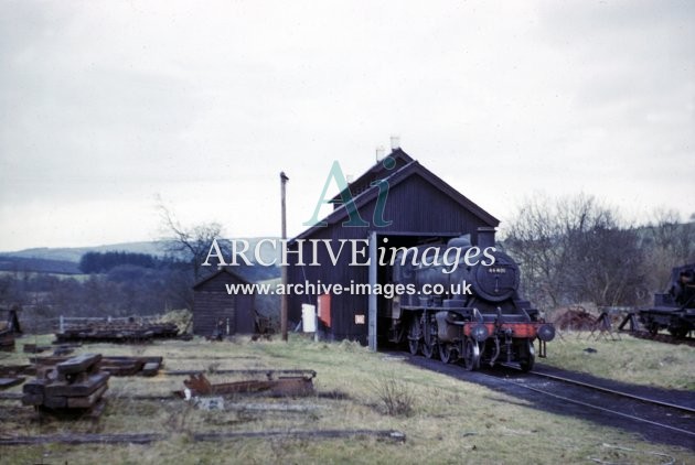 Builth Wells Engine Shed 1962