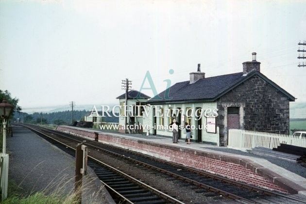 Barrhill railway station 1969