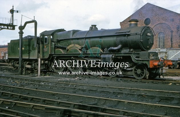 Worcester Engine Shed, Banbury Castle, 1963