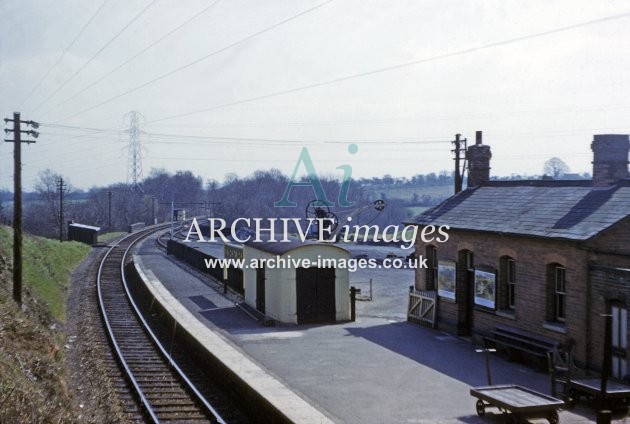 Knightwick Railway Station c1962