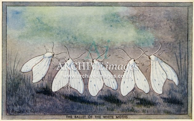 Artist Rosalie K Fry, The Ballet of the White Moths