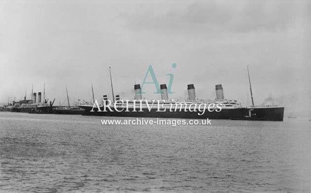 Titanic Leaving Southampton April 10th 1912