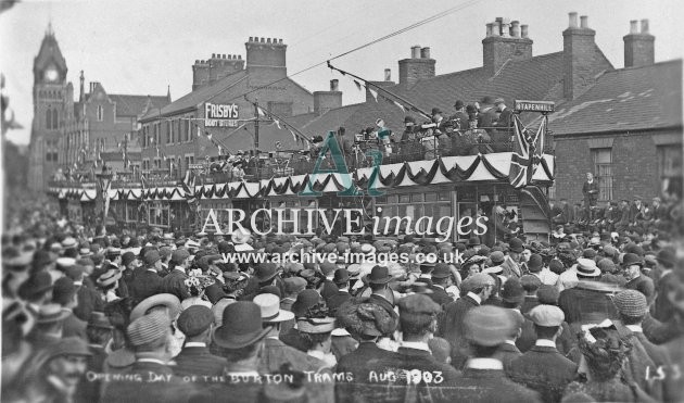 Burton-on-Trent Trams Opening 1903