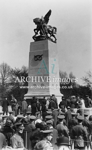 Stafford unveiling of the war memorial in 1923