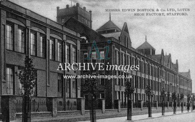 Stafford Shoe Factory c1910