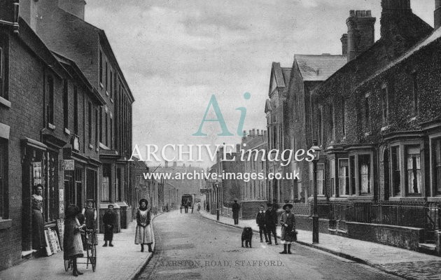 Stafford Marston Road c1910