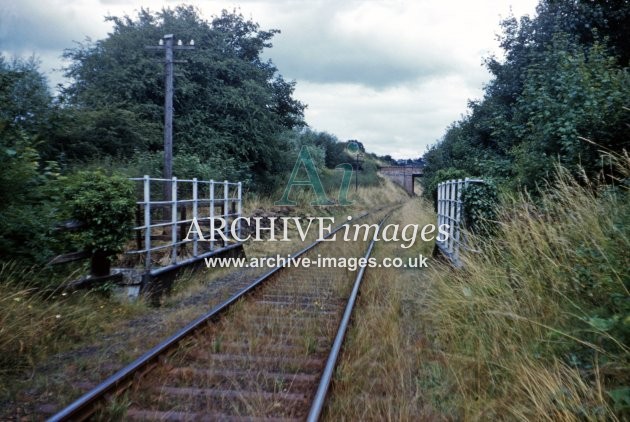 Tenbury Branch bridge 29.7.61