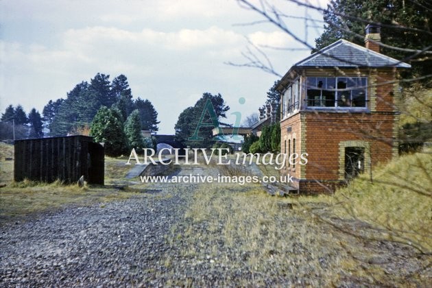 Fencote stn & SB c1974