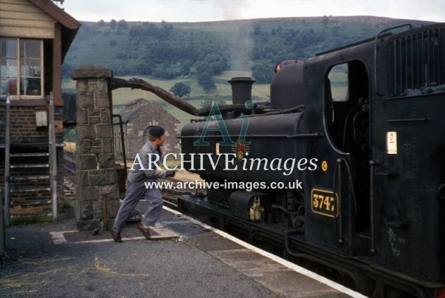 Talybont on Usk No 3747 Brecon trn 7.7.62