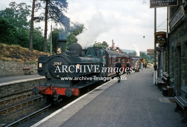 Talylyn Jct No 3747 SO 3.30 Nwpt-Brec 7.7.62