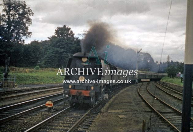 Wilton Junction No 34091 Weymouth 1962