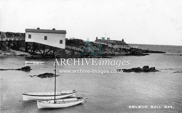 Amlwch, Bull Bay lifeboat house c1910