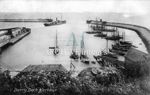 Barry Dock, lifeboat house c1910