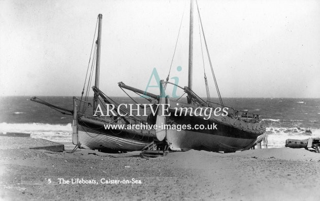 Caister No 1 & No 2 lifeboats c1930