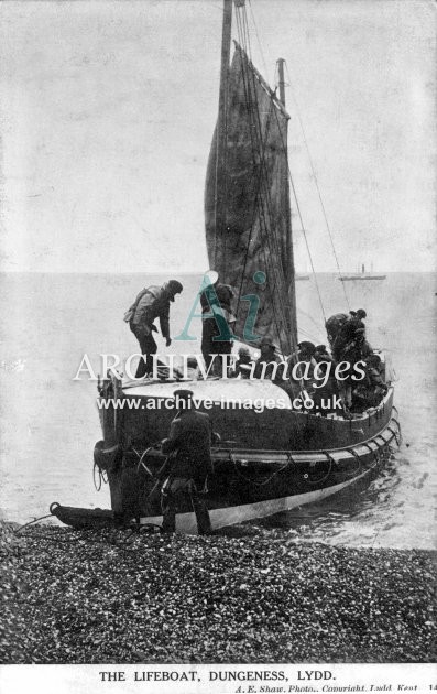 Dungeness lifeboat, Lydd c1908
