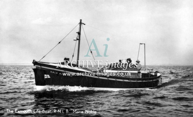 Exmouth lifeboat Maria Noble c1935