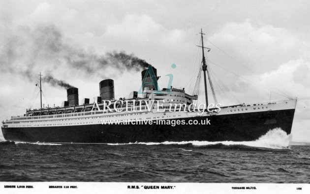 RMS Queen Mary, Cunard White Star Line B