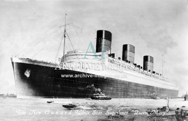 RMS Queen Mary, new Cunard White Star liner