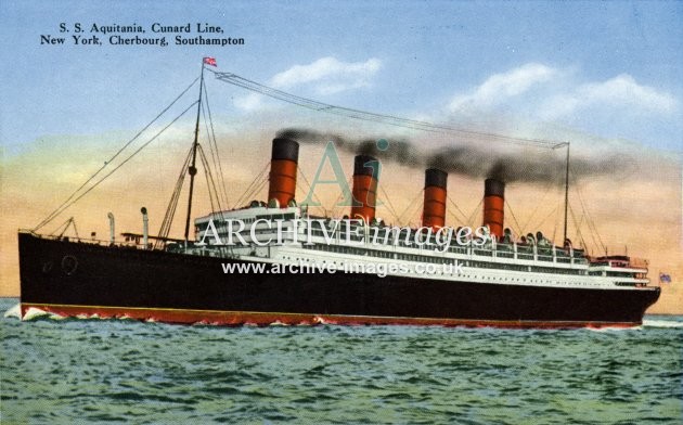 SS Aquitania, Cunard Line