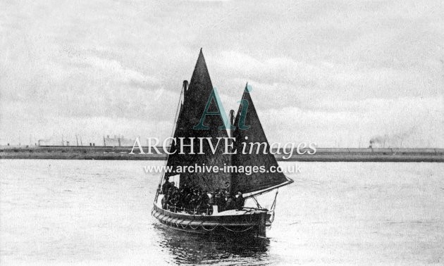 New Brighton sailing lifeboat c1905