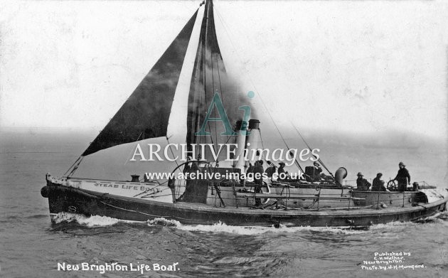 New Brighton steam lifeboat c1910