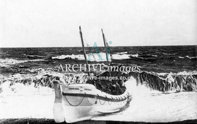 North Deal lifeboat launch c1905