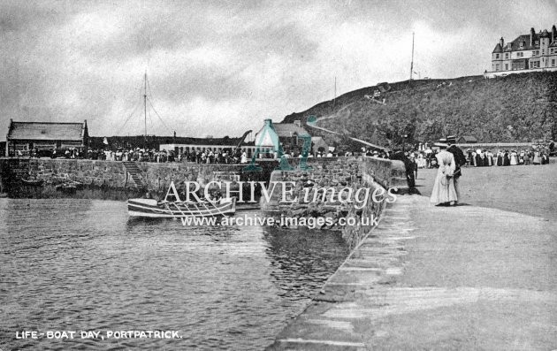Portpatrick, lifeboat day c1908