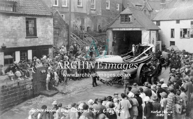 Robin Hoods Bay, Lifeboat Day 6th Aug 1924