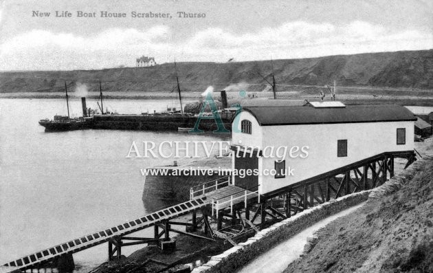 Scrabster, Thurso, new lifeboat house c1910