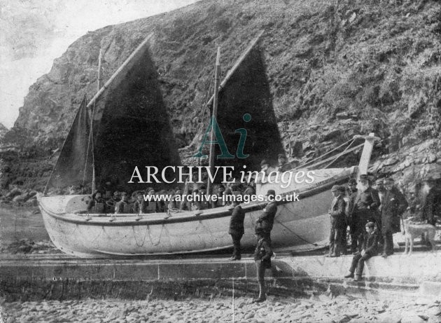 St Davids lifeboat c1900