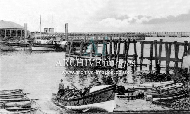 Sunderland lifeboat, launch c1905