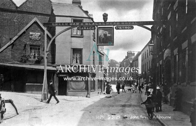 Ashbourne, St John St c1910