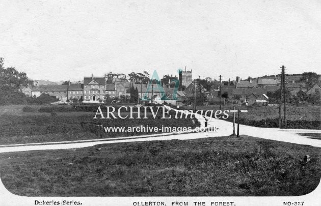 Ollerton from the Forest c1905