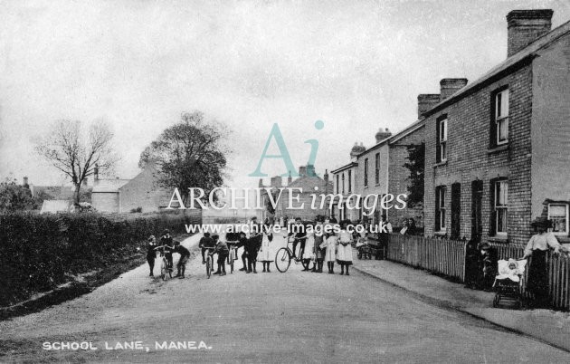 Manea, School Lane c1908