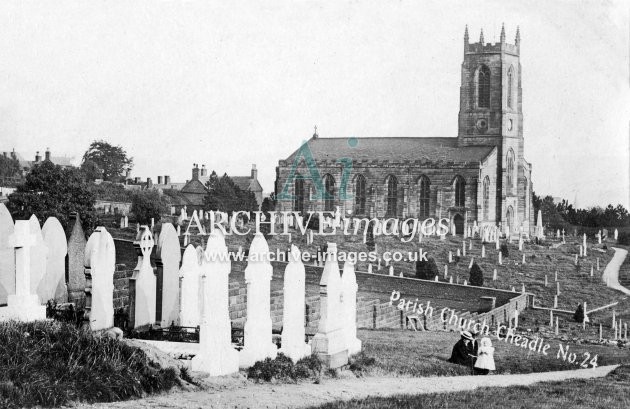 Cheadle church c1912