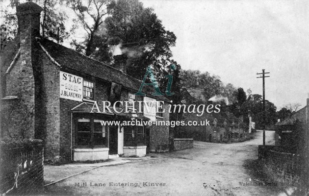 Kinver, Stag Inn (J. Blakeway, prop.), Mill Lane c1908