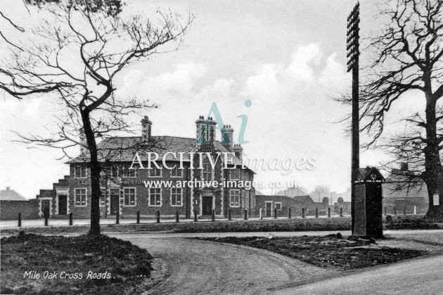 Mile Oak, Cross Roads & Hotwel, AA Phone Box c1930