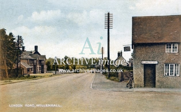 Willenhall, London Road & Post Office c1935