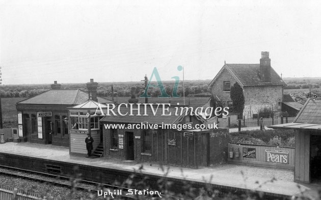 Bleadon & Uphill station GWR c1910